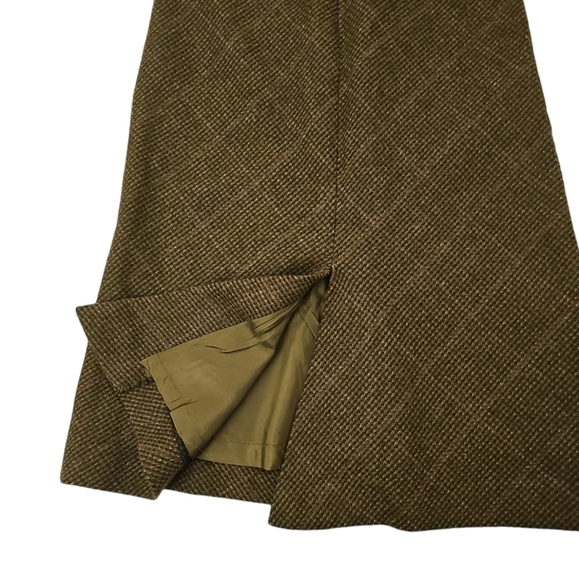 Vintage Lauren Ralph Lauren green label wool midi skirt - Picture 4 of 6